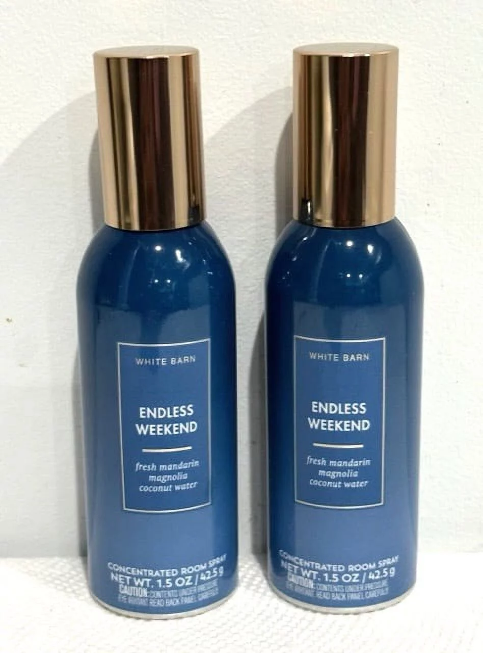 Bath & Body Works Endless Weekend Concentrated Room Spray, 1.5 oz (Pack of 2)