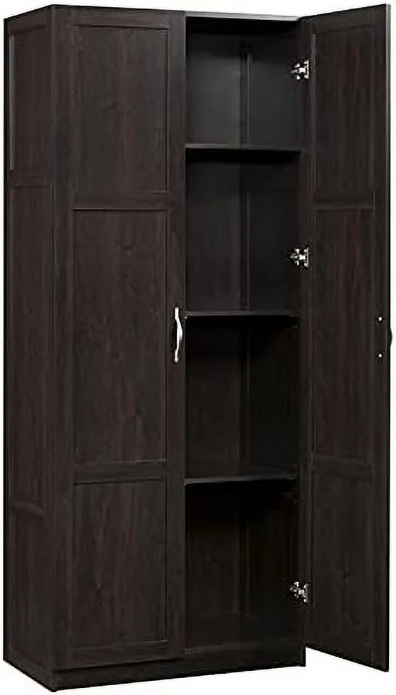 KHBIULIFE 29" W Traditional Style  Cabinet  Pantry Cabinet  Linen Cabinet with Shelves in Highland Oak