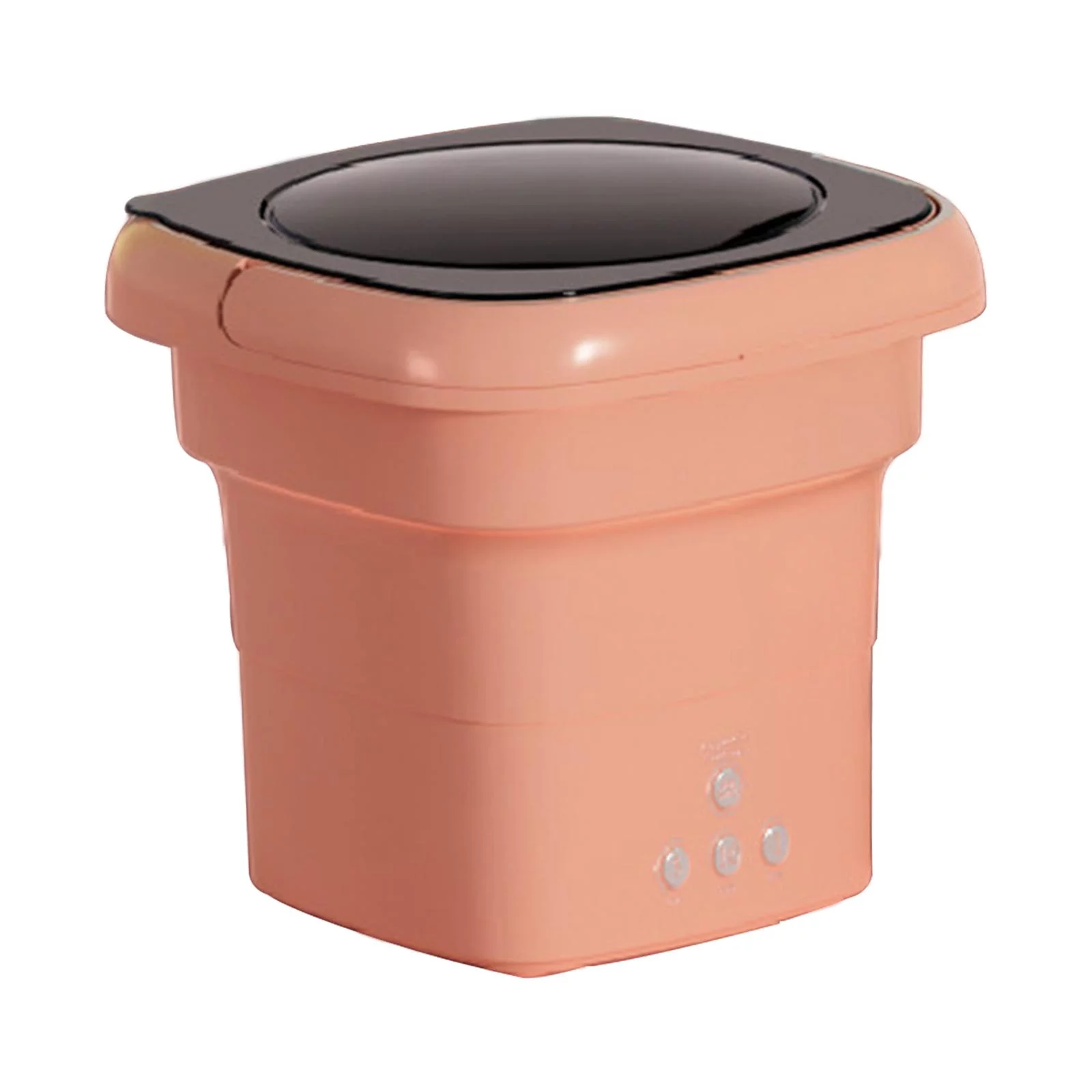 Portable Washing Machine Mini Clothes Washer Lightweight 36W Detachable Drain Basket Compact Small Washer for Dorm Laundry Travel Underwear pink