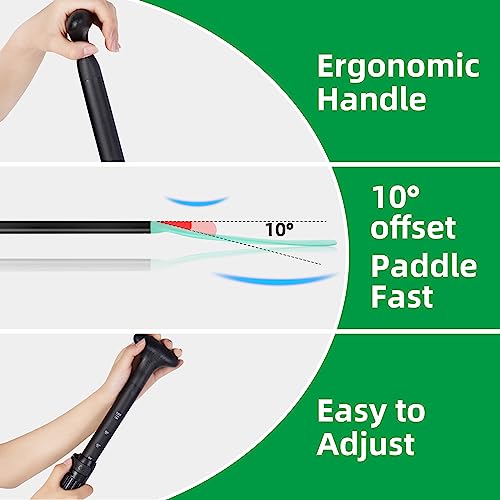 LEDONNE SUP Paddle 4-Piece Adjustable Kayak Paddle Floating Lightweight Paddle Board Oar with Aluminum Alloy Shaft and 2 Nylon Blades Best Price Based on Our 3 Million Sets Per Year 500 bought monthly