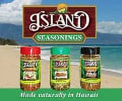 Hawaiian Sea Salt Seasonings Marinade Rub 32 Ounces 2 Bottles