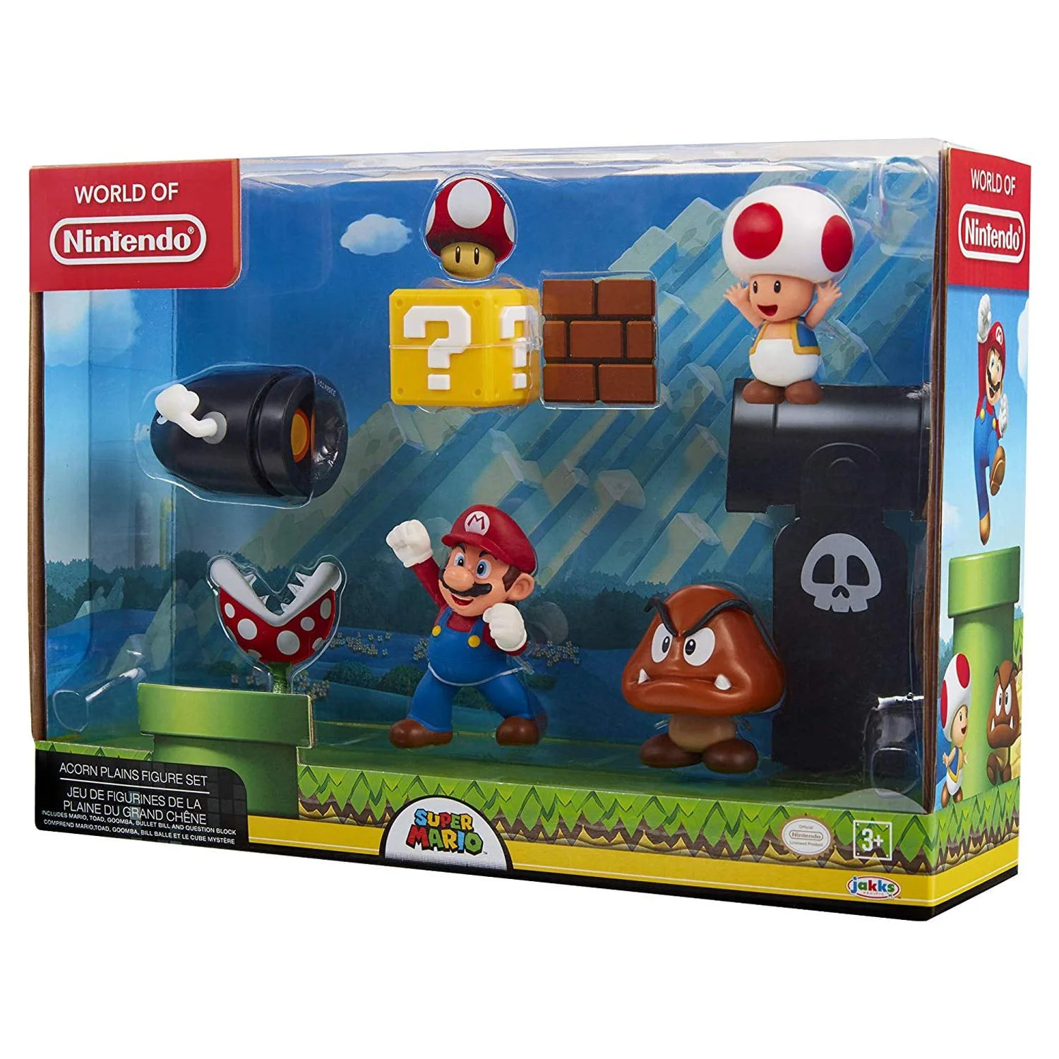 Super Mario 2.5 inch 5 Figure Diorama Gift Set