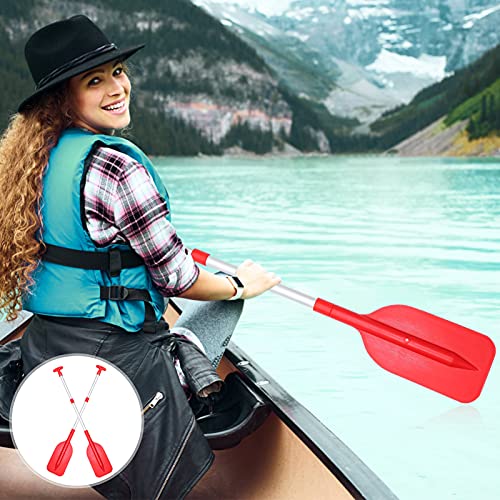 2Pcs Telescopic Kayak Paddle Rafting Boat Paddle Canoe Oars Plastic Aluminum Alloy Boat Oars