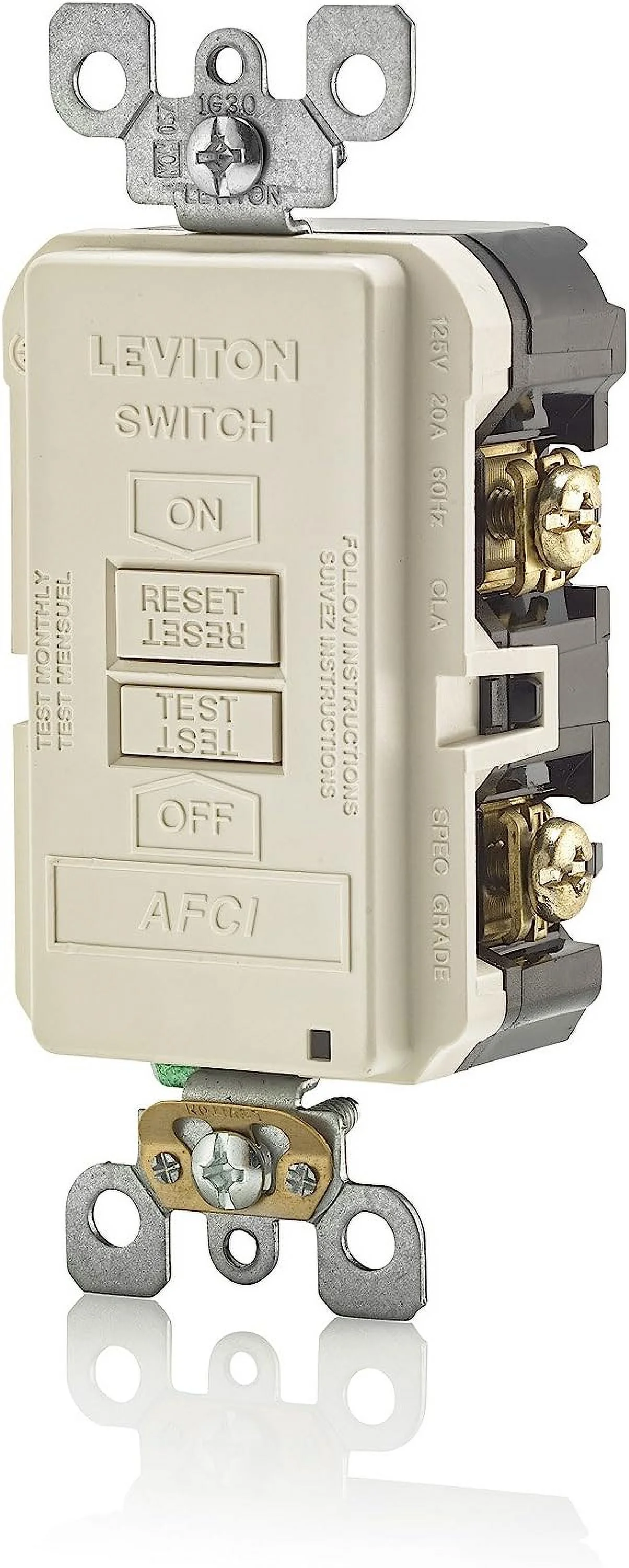 Leviton AFRBF-T BLANK FACE AFCI
