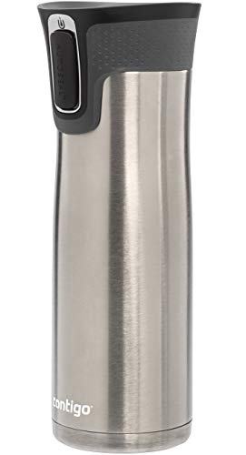 Contigo AUTOSEAL West Loop Vacuum-Insulated Stainless Steel Travel Mug with Easy-Clean Lid 20 oz Sake