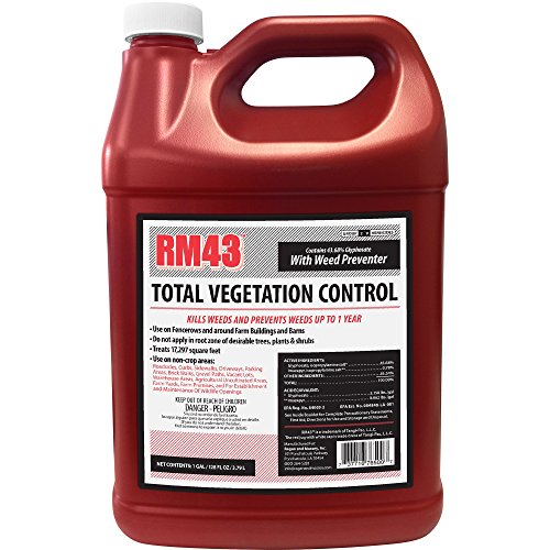 RM43 43-Percent Glyphosate Plus Weed Preventer Total Vegetation Control, 2.5-Gallon