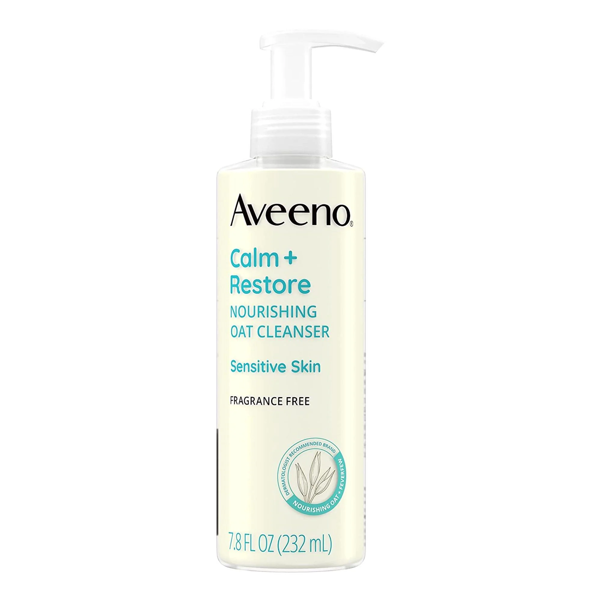 Facial Cleanser Aveeno Calm+Restore Liquid 7.8 oz. Pump Bottle Unscented (EA/1)
