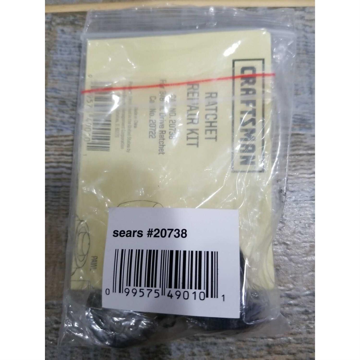 Craftsman 3/8 Ratchet Repair Kit 20738