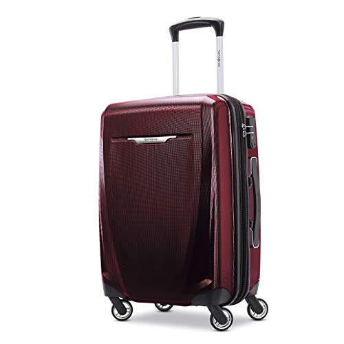 Samsonite Winfield 3 DLX Hardside Expandable Luggage with Spinners, Silver, Carry-On 20-Inch