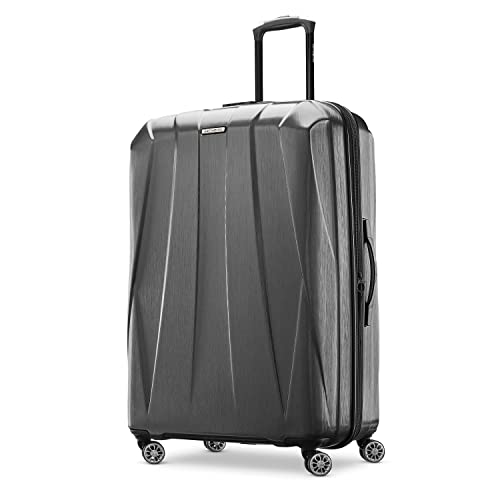 Samsonite Centric 2 Hardside Expandable Luggage with Spinner Wheels, Black, Carry-On 20-Inch