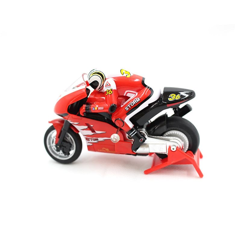 Mini Jump RC Motorcycle for Adult, Simulation Electric Remote Control Motorcycle, High Speed RC Stunt Drift Bike Racing Vehicle Model Gift