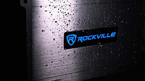 Rockville DBM12 2000W Peak / 500w RMS 2 Ohm Marine/Boat Mono Amplifier Amp W/Covers+Bass Remote
