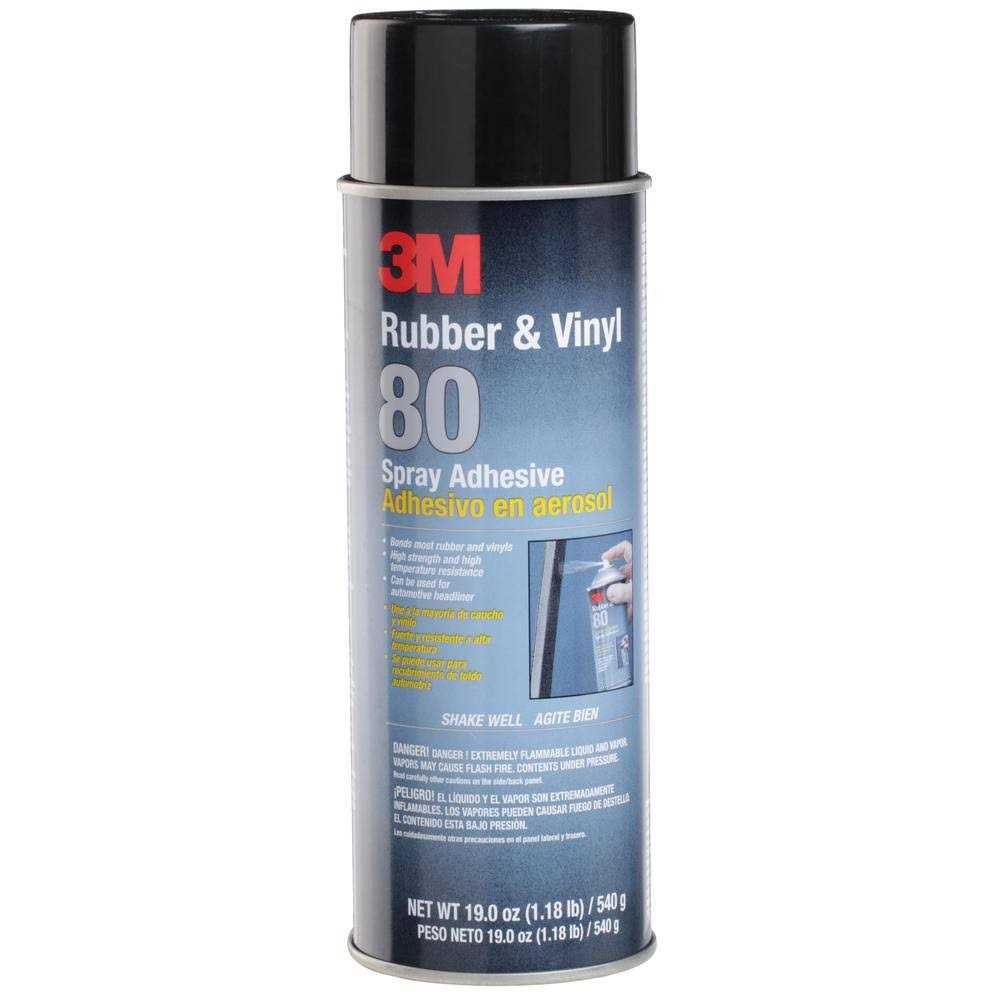 3M 80 Rubber and Vinyl Spray Adhesive
