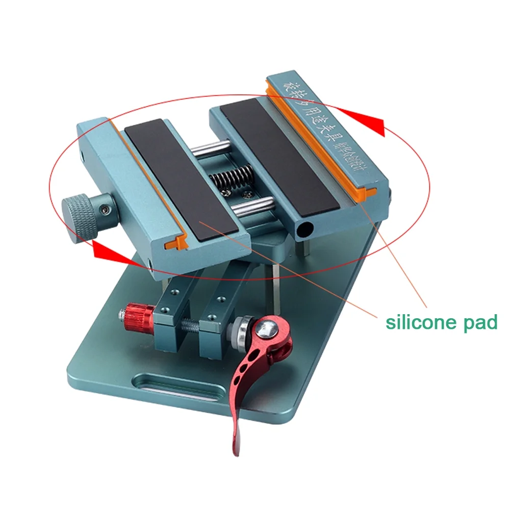 Aibecy Mobilephone Rear Glass Cover Removal Tool Set 360 Degree Rotating Fixture Back Cover Glass Demolishing Pen Smartphone Maintenance Repairing Tool Kit