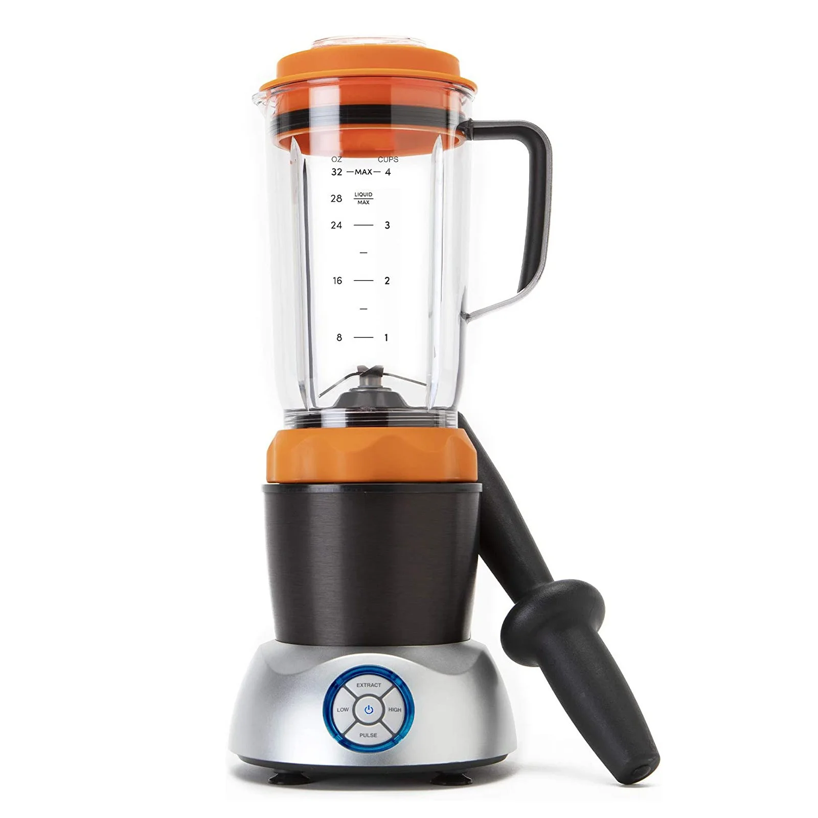 Kitchen Countertop Blender - for Smoothies Shakes & Drinks 32 oz (Orange)
