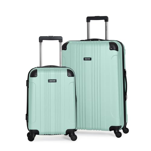 Kenneth Cole REACTION Out of Bounds Lightweight Hardshell 4-Wheel Spinner Luggage, Cobalt Blue, 20-Inch Carry On