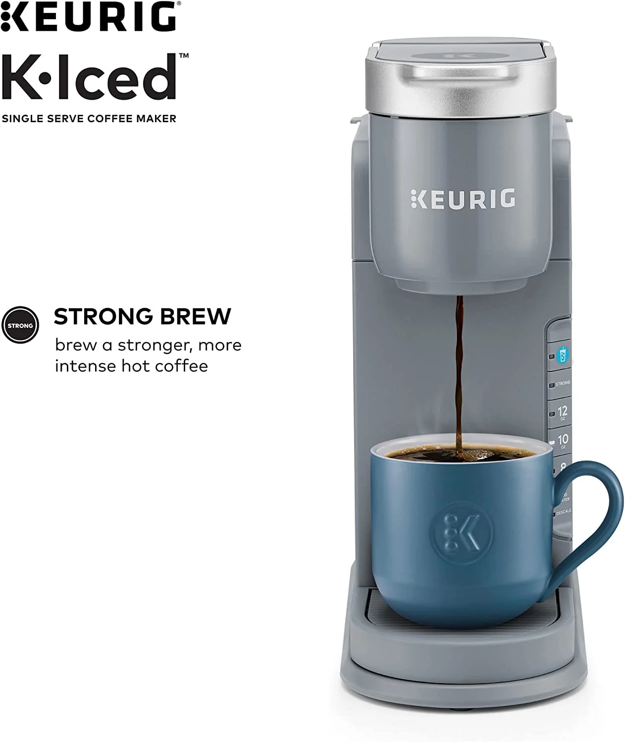 Keurig K-Iced Single Serve Coffee Maker, Gray