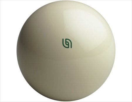Aramith Green Logo Tournament Magnetic Cue Ball - 2 1/4 Inch
