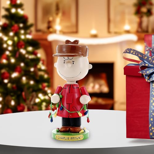 PEANUTS Nutcracker, Red/Brown/Green