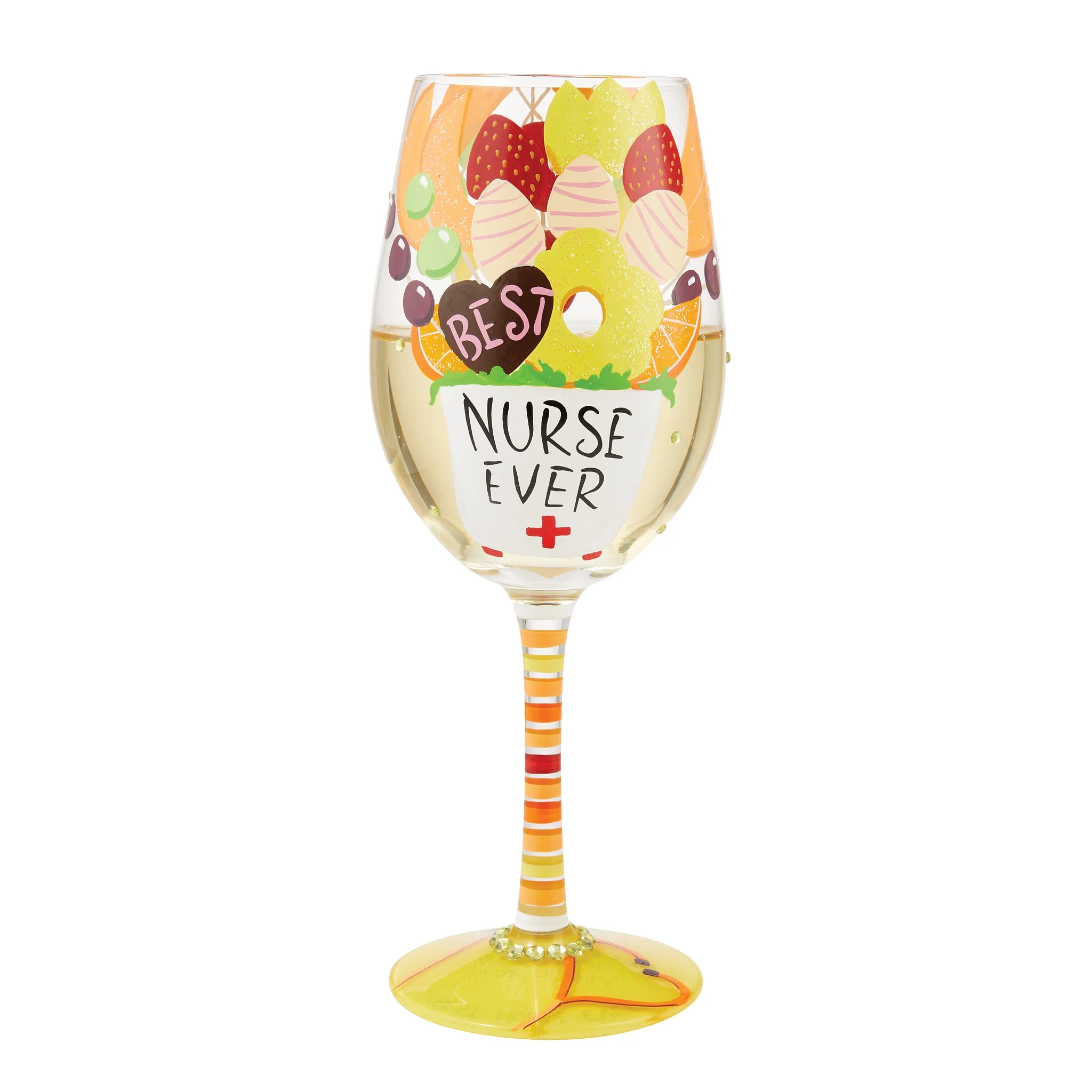 Lolita Best Nurse Ever Wine Glass