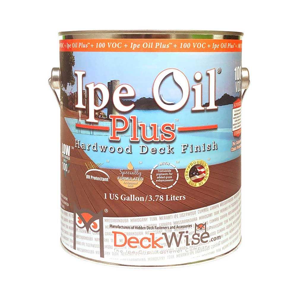 DeckWise Ipe Oil Plus Hardwood Deck Finish