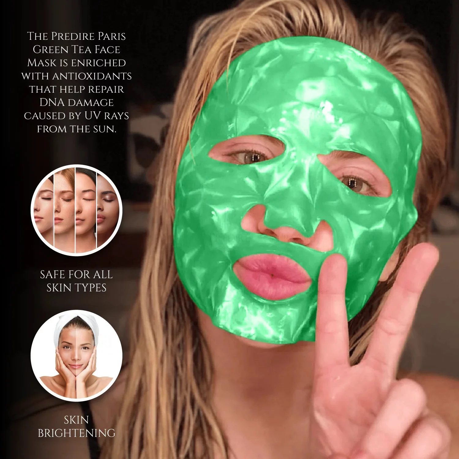 Green Tea Cell Moisturizing Facial Mask - Single Mask