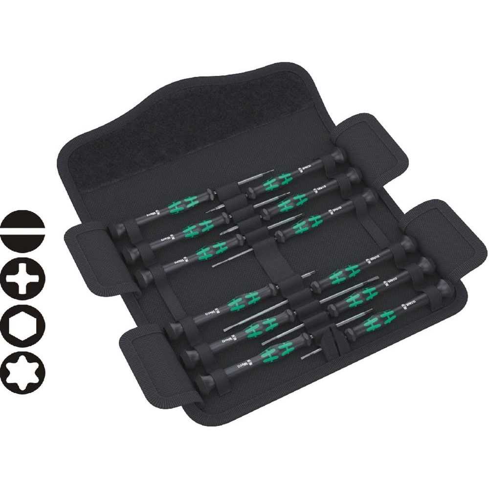 Wera Kraftform Micro 12 Universal 1 Screwdriver Set 05073675001 - Shop Hardware Tools Online Store
