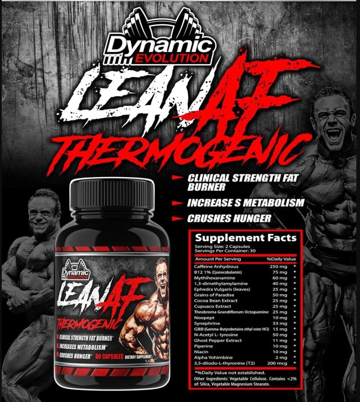 Dynamic Evolution Lean AF Thermogenic Fat Burner