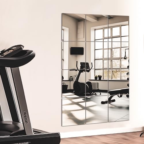 Full Length Mirror, Standing Large Floor Mirror with Aluminum Frame for Bedroom, Living Room, Bathroom(Black)