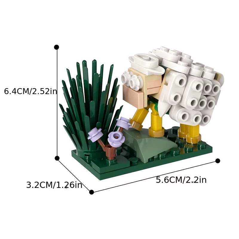 Lamb Spell Block Toy Gift For Children