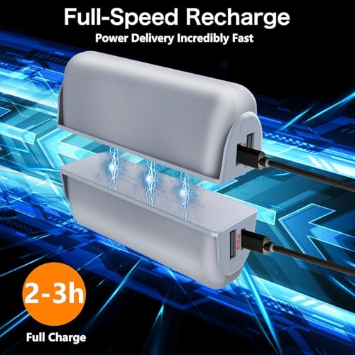 Hand Warmers Rechargeable 2 Pack,10000mAh Split-Magnetic Electric AI Handwarmer Power Bank,3 Levels, Camping,Hunting in Winter