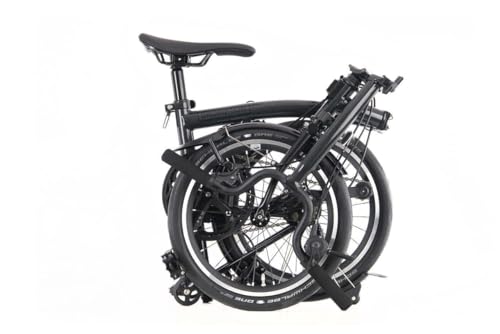 Brompton P Line Superlight 4 Speed Folding Bike - Midnight Black