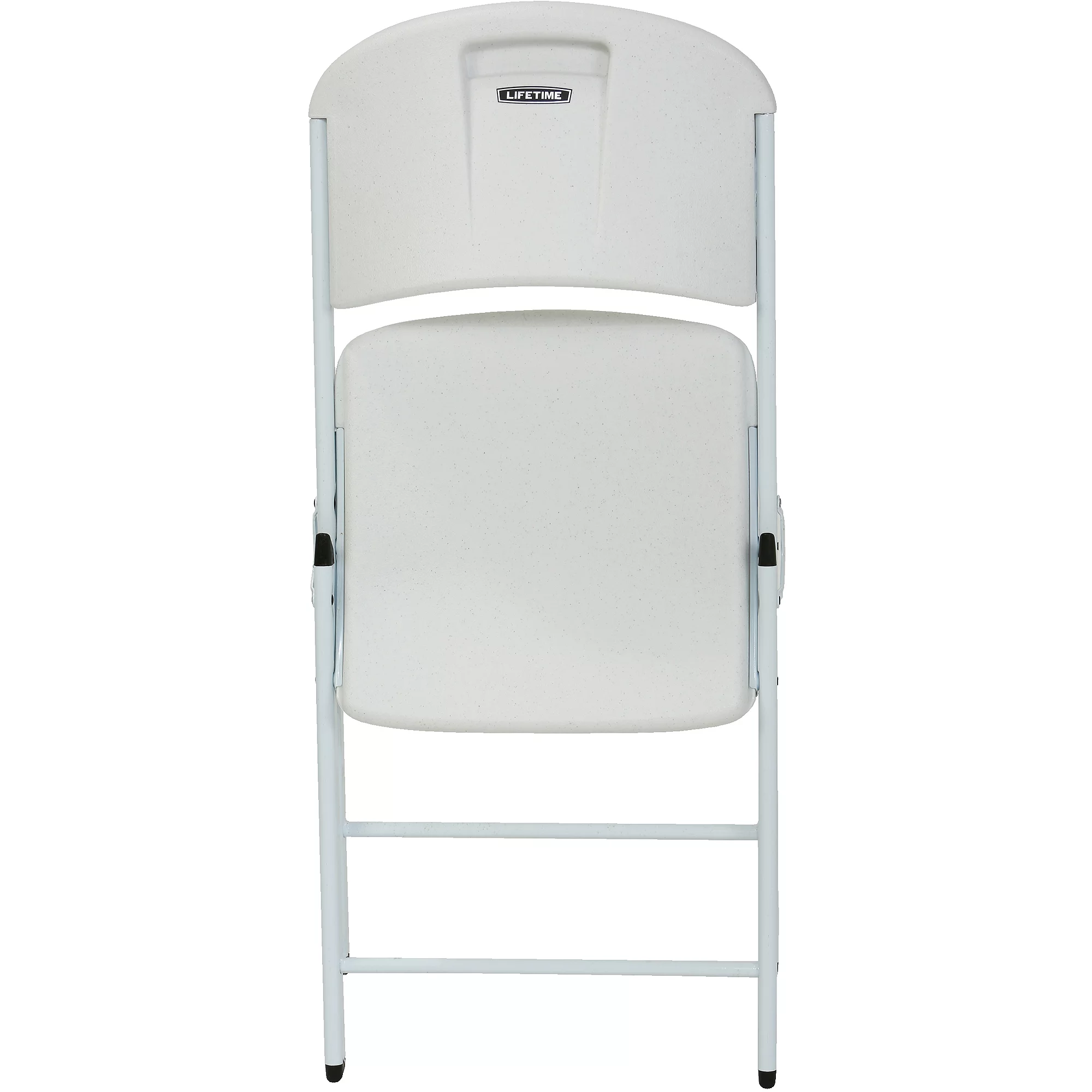 Lifetime Folding Chair, Indoor/Outdoor Commercial, White Granite, Adult Sized, Set of 4 (80359)