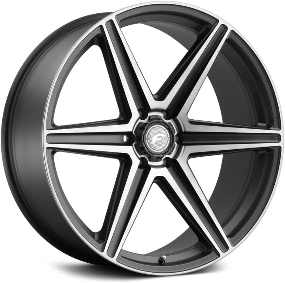 Forgestar X6 Custom Wheel - 24x10, 25 Offset, 6x135 Bolt Pattern, 87.1mm Hub - Satin Black Machined DDT Rim
