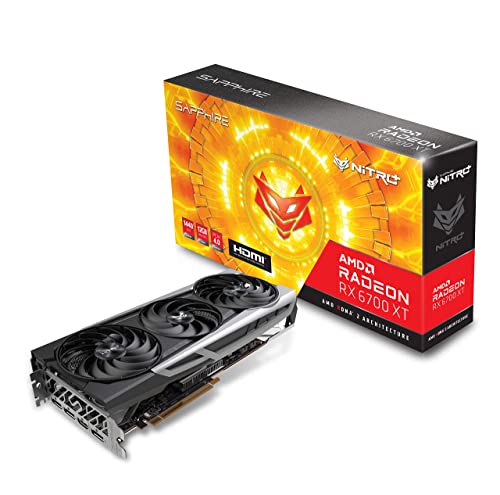 Sapphire Technology Nitro+ AMD Radeon RX 6700 XT Gaming Graphics Card with 12GB GDDR6, AMD RDNA 2 (11306-01-20G) (Renewed)