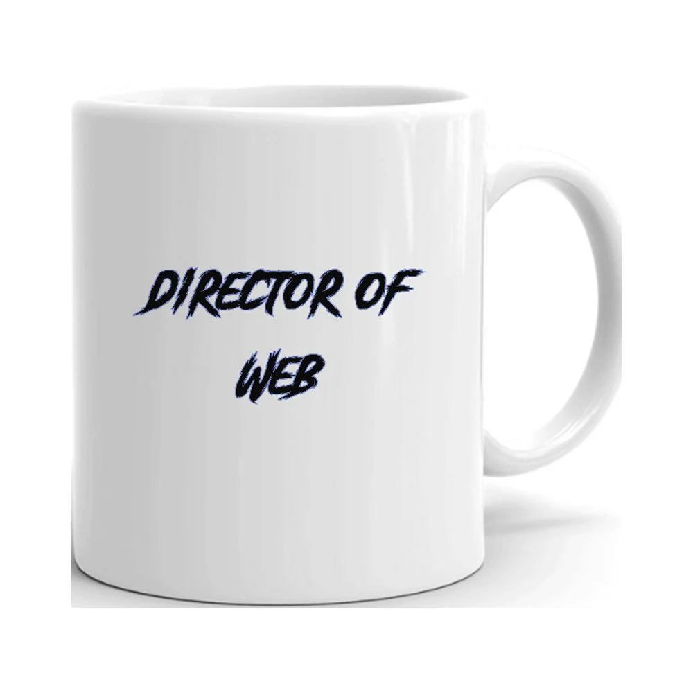 Director Of Web Slasher Style Ceramic Dishwasher And Microwave Safe Mug By Undefined Gifts