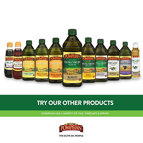 Pompeian Smooth Extra Virgin Olive Oil, Contains Polyphenols, First Cold Pressed, 101 Fl Oz