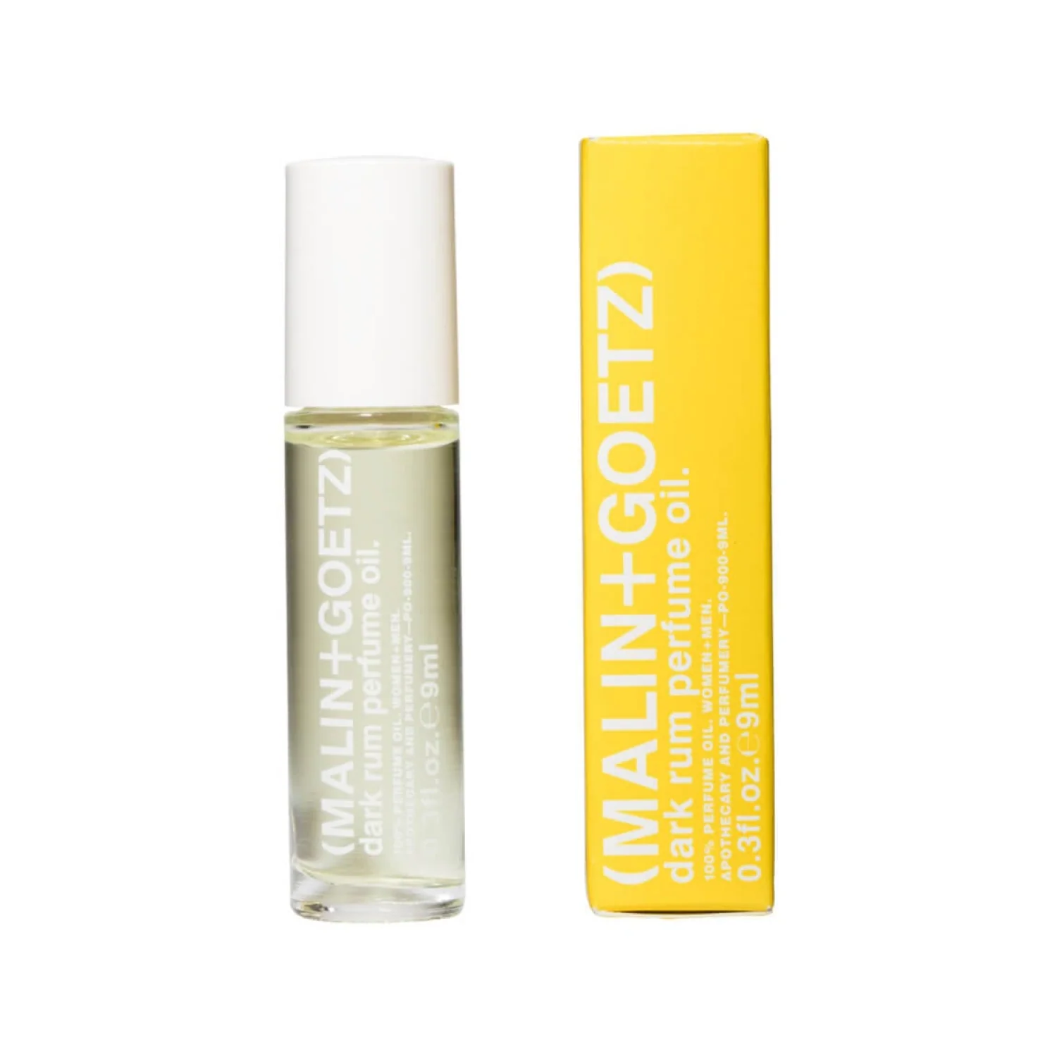 Dark Rum Perfume Oil by Malin + Goetz for Unisex - 0.3 oz Parfum Oil Rollerball (Mini)