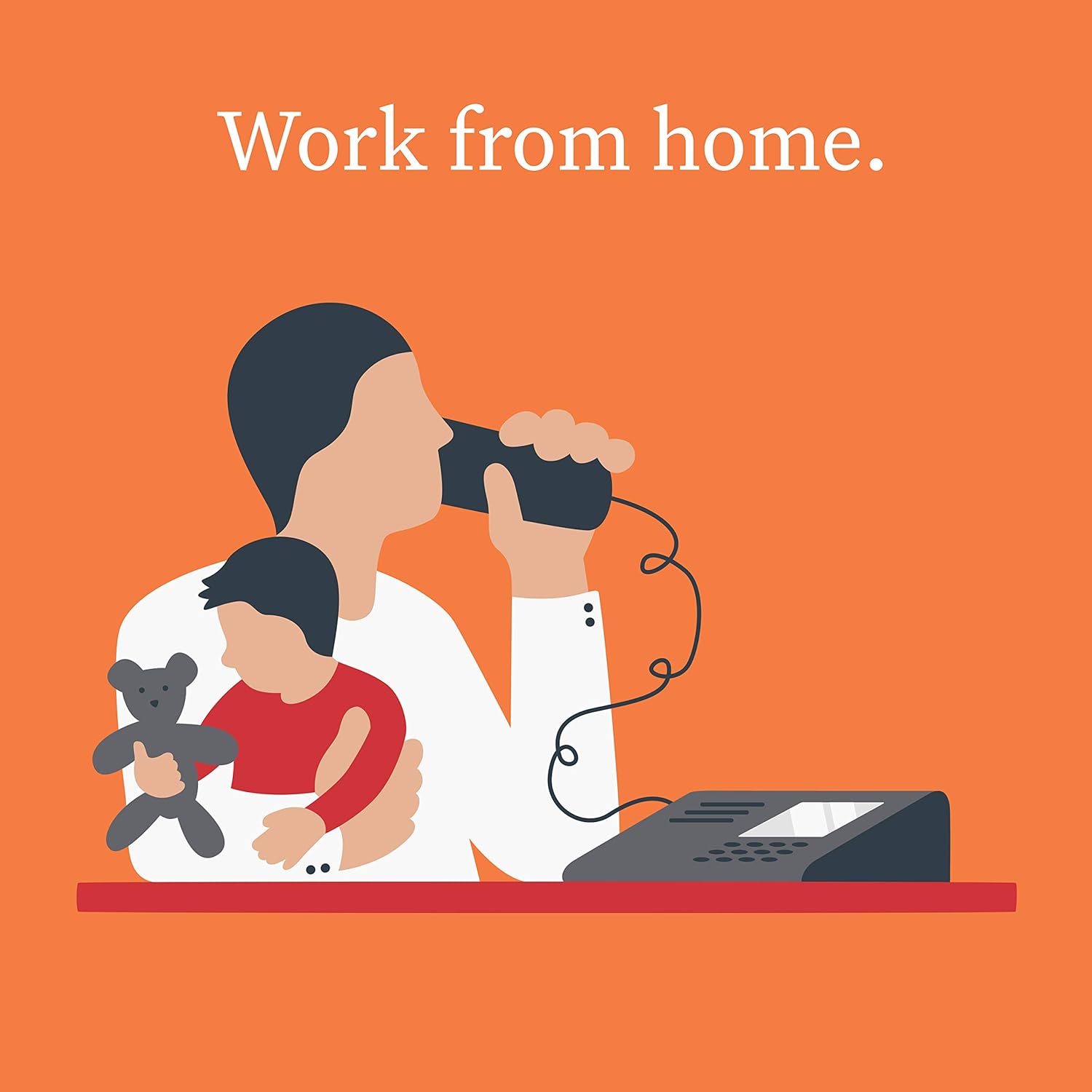 Ooma Office DP1-O Business Desk Phone –Connects wirelessly to Ooma Office base station. Works with Ooma Office cloud-based VoIP phone service for small business, Black.