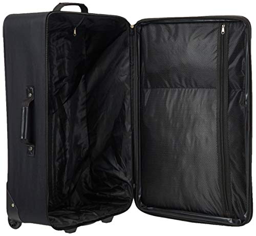 Rockland Fashion Expandable Softside Upright Luggage Set, Charcoal, 2-Piece (14/19)