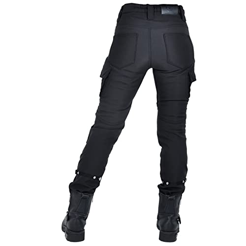 Waterproof Motorcycle Pants Women's Protective Pants Removable CE Armor All Weather Dirt Bike Riding Gear