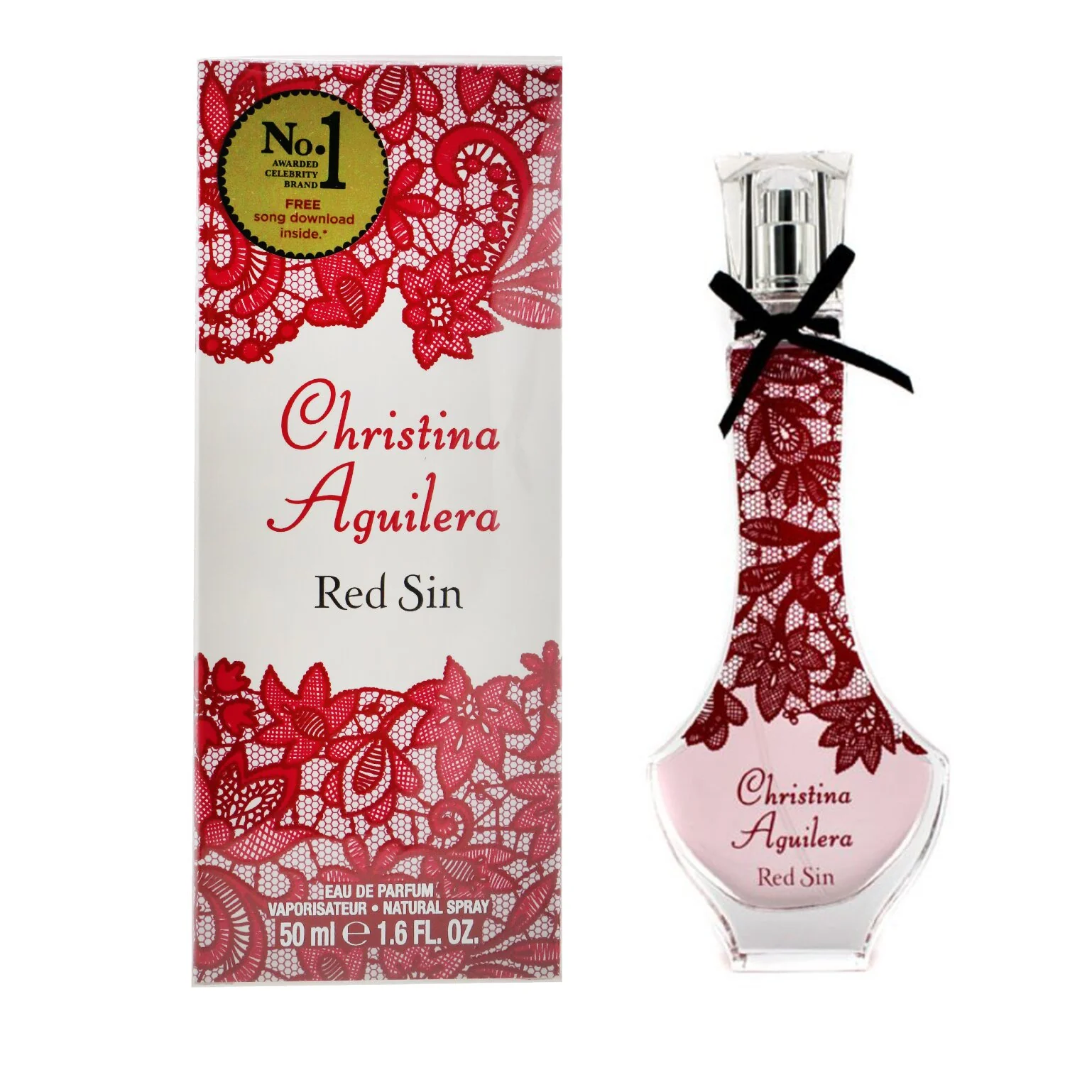 Christina Aguilera Red Sin Eau De Parfum Spray  50ml/1.6oz