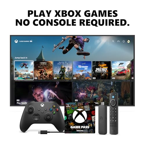 Xbox Wireless Gaming Controller (2025) – Carbon Black – Play on Xbox, Windows, Android, iOS, FireTV Sticks, Smart TVs, VR Headsets