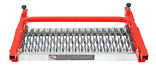 Powerbuilt Heavy Duty Tire Step for Truck, SUV, Non-Slip Steel Surface, Adjustable to Fit Tire, Fold Flat for Storage – 647596 Large, Black