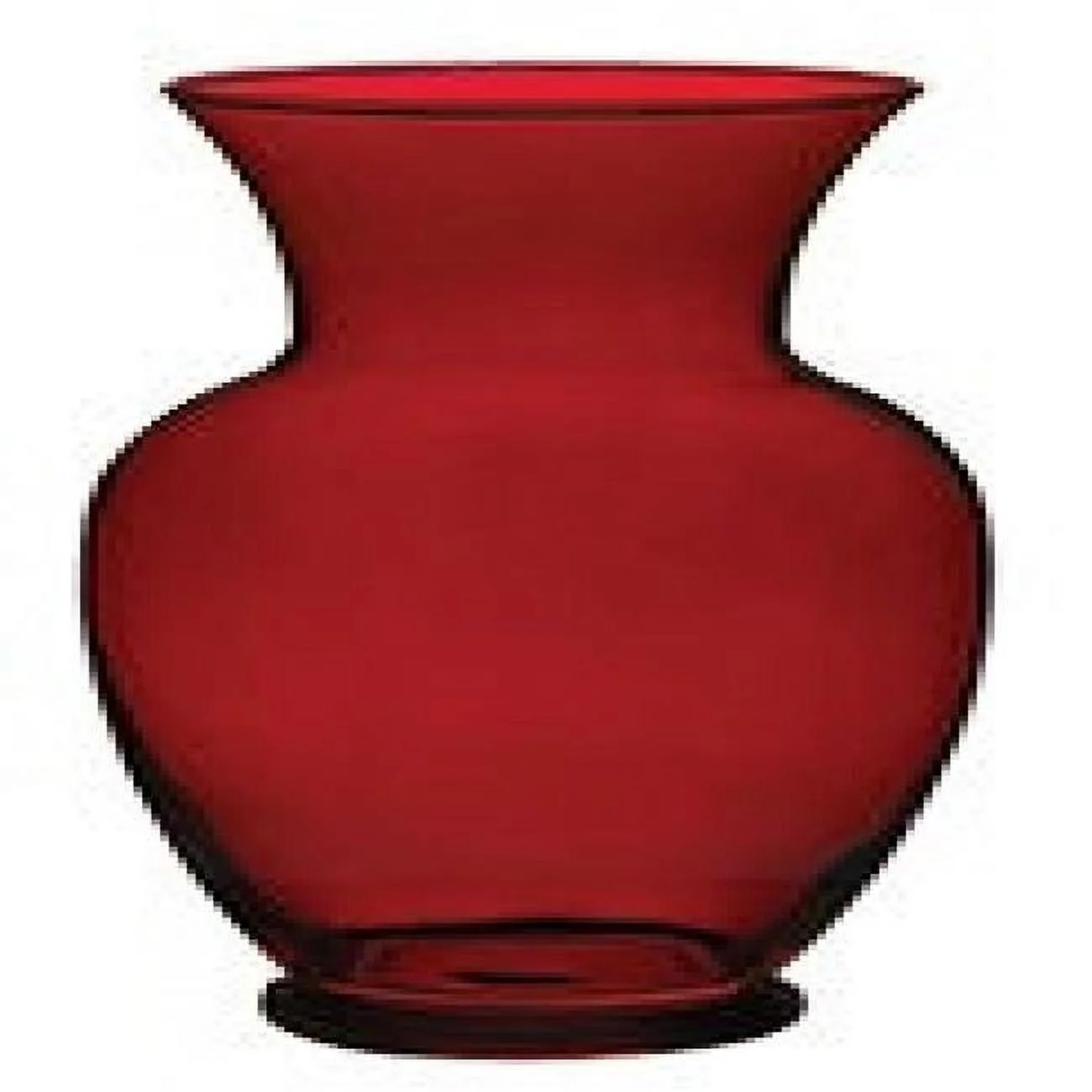 AI-NC907RED-Q02 Ruby Red Garden Glass Vase - Set of 2