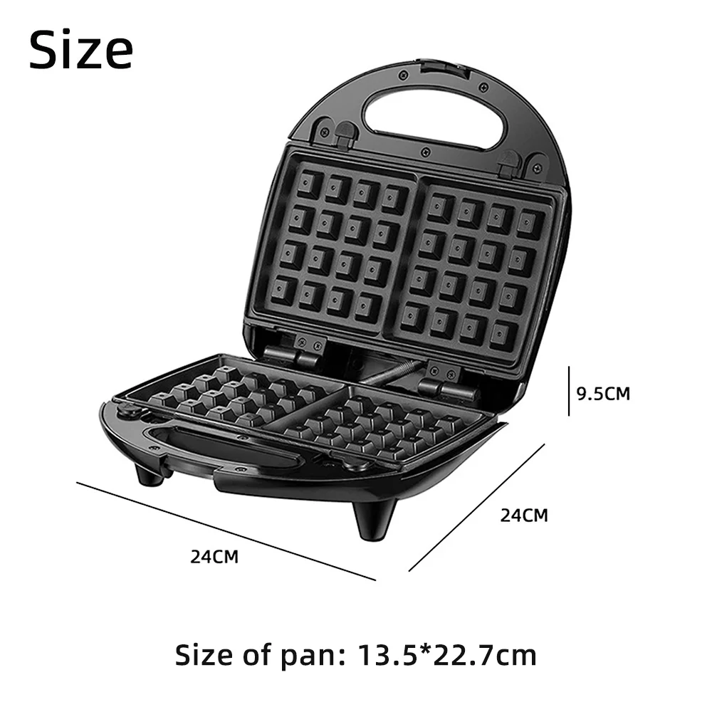 Dazzduo Bread machine, US Standard Maker mewmewcat Pan Bread Multifunctional Stainless Sandwich Panini 110 110 WUYUZ 110 V Household Heating , JOYID Waffle Burger Electric Steak Breakfast Baking Steel