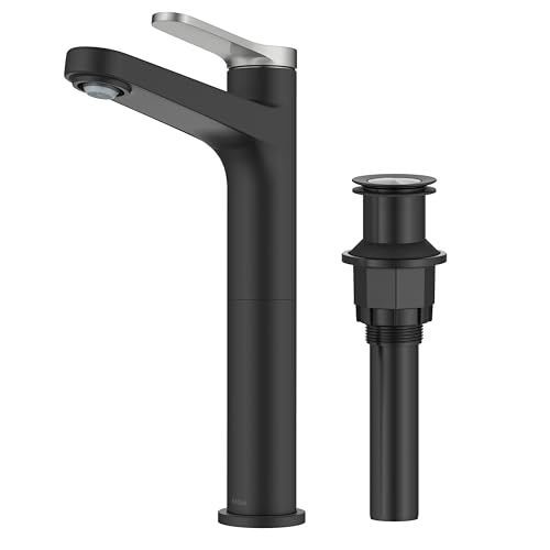 KRAUS Indy Single Handle One Hole Bathroom Sink Faucet in Chrome, KBF-1411CH