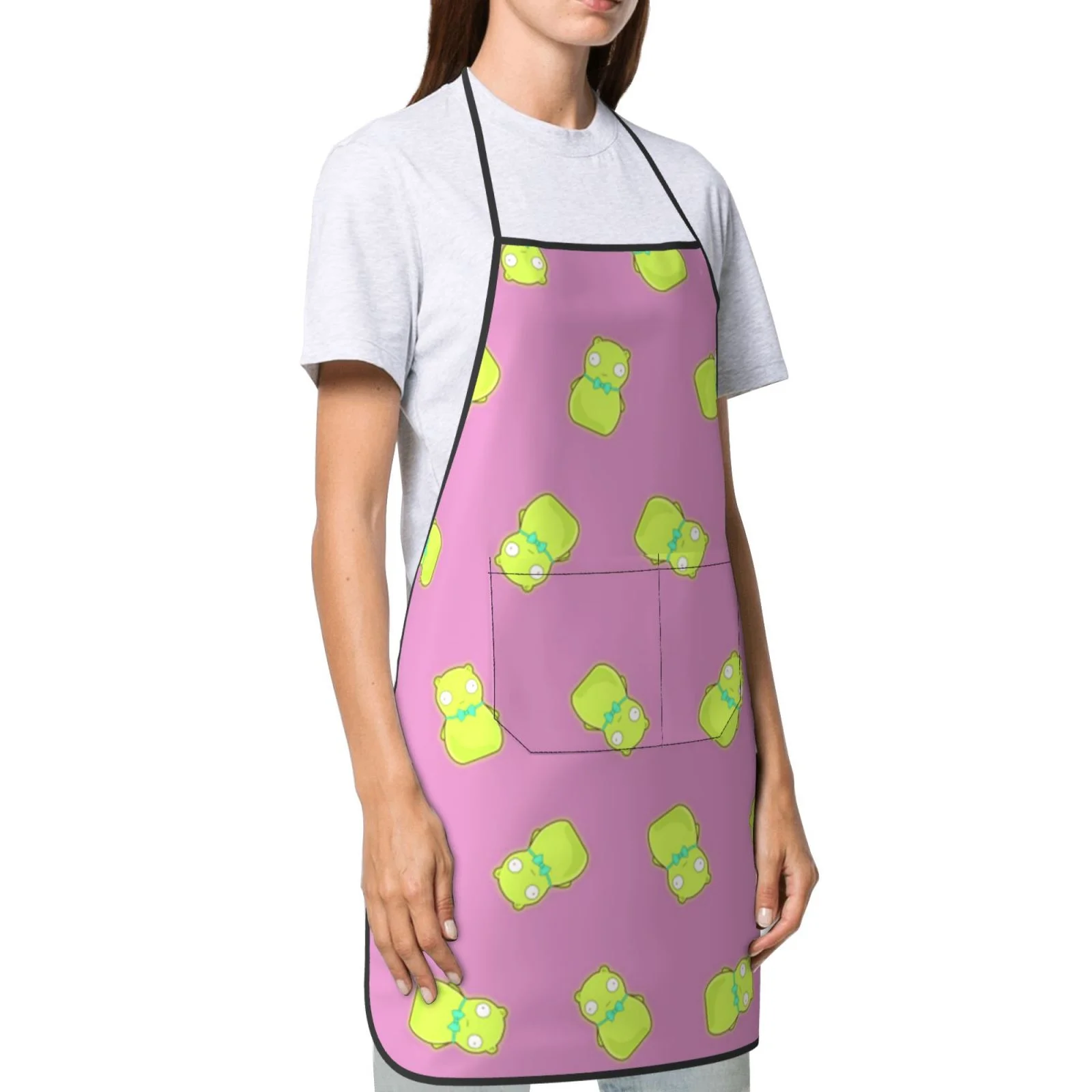Bob's Burgers Kuchi Kopi Waterproof Apron Home Decor Kitchen Fashion Apron For Waiter&Waitress/Chef/Craftsman/Cobbler/Cashier/Cleaner/Butchers/Hairdresser