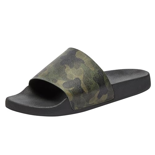 Coach Men's Signature Coated Canvas Pool Slide Sandal