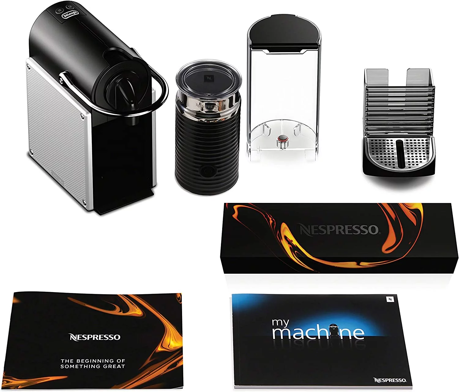 Excellent Nespresso Pixie Espresso Machine by De'Longhi  Aluminum